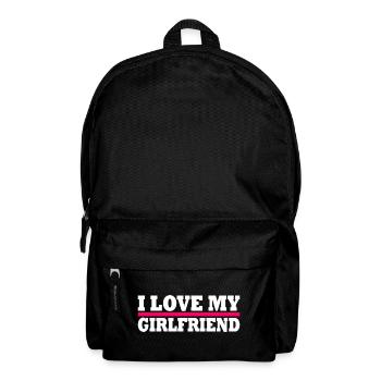 I love my girlfriend - Sac à dos - noir - Devant