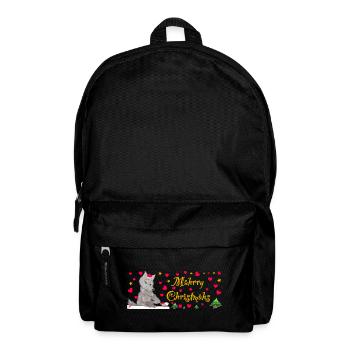 Emblématique Wolf Christmas, MÄHrry Christmähs Stern - Sac à dos - noir - Devant