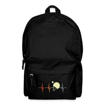 Table Tennis Heartbeat Retro - Sac à dos - noir - Devant
