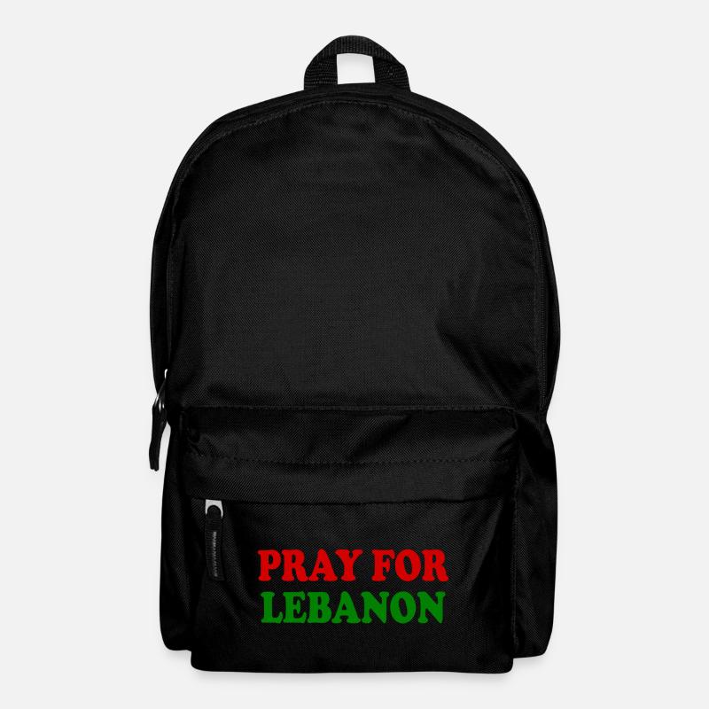 Pray for lebanon - Rucksack - Schwarz