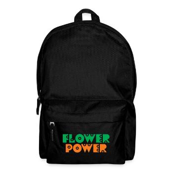 Flower Child Hippie - Backpack - black - Front