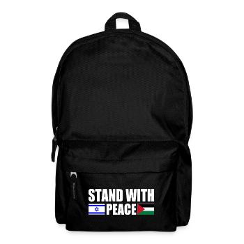Stand with peace israel free palestine - Backpack - black - Front