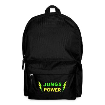 JUNGS POWER - neon - Backpack - black - Front