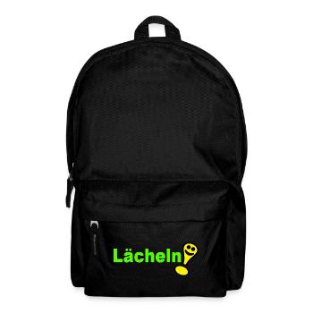 Smile , Friendly - Backpack - black - Front
