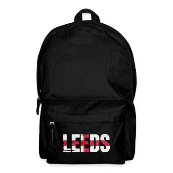 Leeds England - Rucksack - Schwarz - Vorne