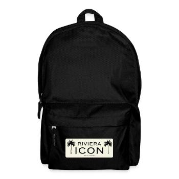 Riviera Icon Logo Black Beige - Backpack - black - Front