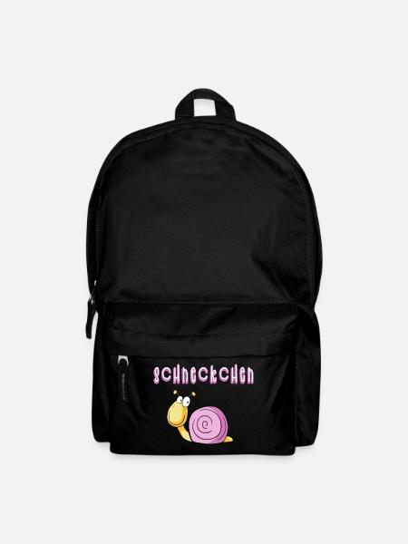 Lustige Scheckchen Schnecke I Comic - Rucksack - Schwarz