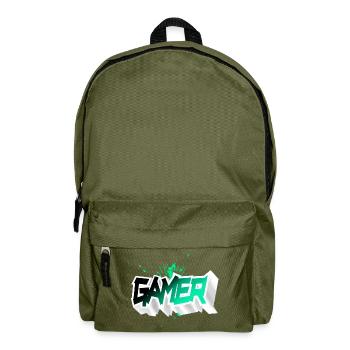 Gamer - Sac à dos - vert olive - Devant