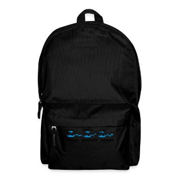 drei Musen - Rucksack - Schwarz - Vorne