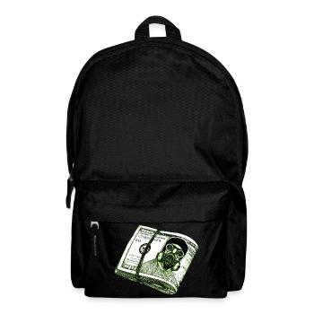 Gasmaske-Dollar - Rucksack - Schwarz - Vorne