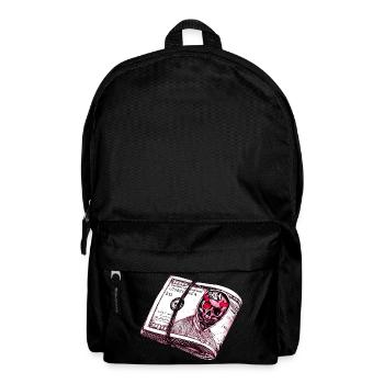 Schädel-Dollar - Rucksack - Schwarz - Vorne