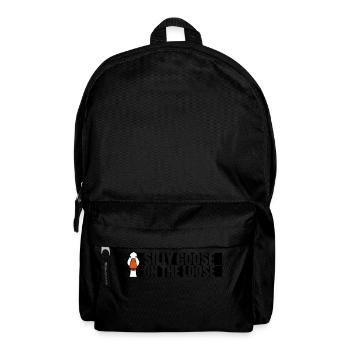 goose on the loose - Rucksack - Schwarz - Vorne