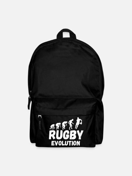 RUGBY, rugby sport, rugby humour - Sac à dos - noir