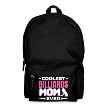 The coolest billiard mom ever - Backpack - black - Front