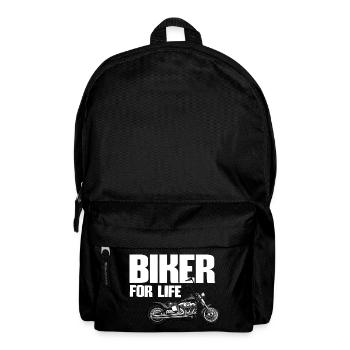 Biker For Life - Rucksack - Schwarz - Vorne