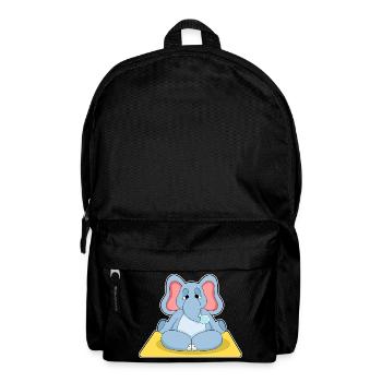Elephant Yoga Fitness Gymnastics - Backpack - black - Front