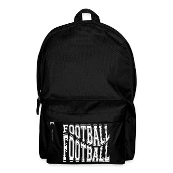 football, fan de foot, football sport - Sac à dos - noir - Devant