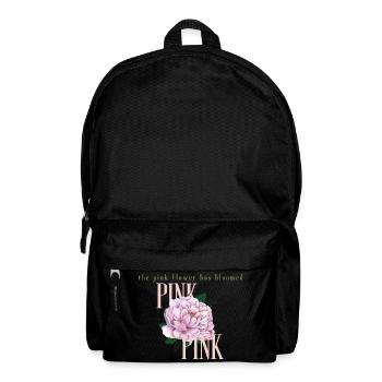 Blooming Pink Peony - Backpack - black - Front