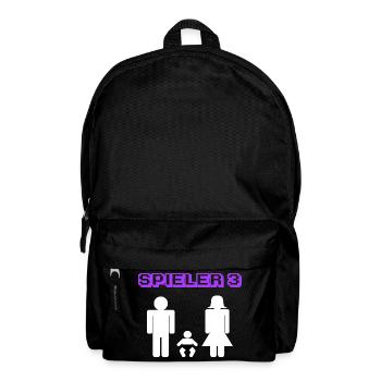 Elternschaft Statement Schwanger Baby Geboren - Rucksack - Schwarz - Vorne