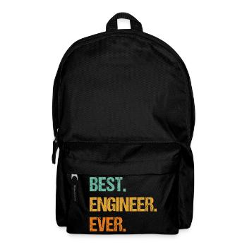 Bester Ingenieur aller Zeiten Inspirierendes Zitat - Rucksack - Schwarz - Vorne