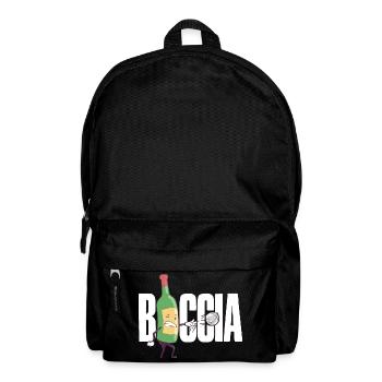 Bocciaspieler Bekleidung mit Boccia Kugeln Boccia - Rucksack - Schwarz - Vorne
