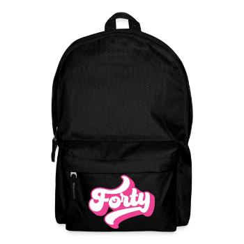 Quarante-40e anniversaire pour les femmes de 40 ans - Sac à dos - noir - Devant