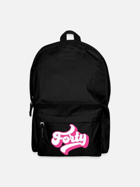 40. Geburtstag für Frauen im Alter von 40 Jahren - Rucksack - Schwarz
