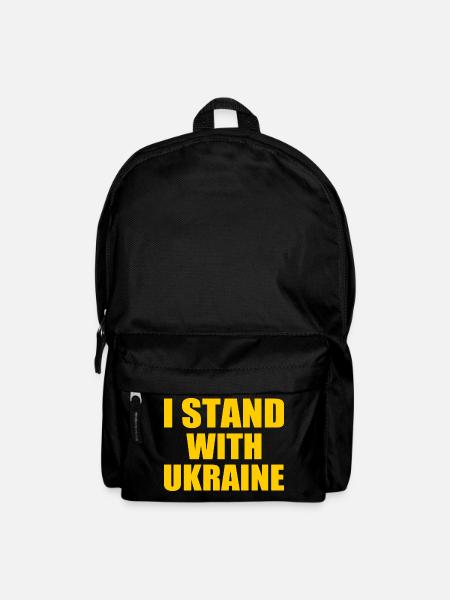 I stand with ukraine - Sac à dos - noir