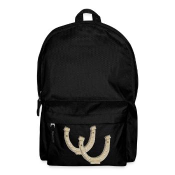 hufeisen impressionismus - Rucksack - Schwarz - Vorne