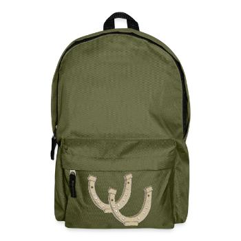 hufeisen impressionismus - Rucksack - Olivgrün - Vorne