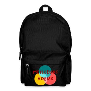 BONNE ANNEE. SAINT SYLVESTRE. NOUVELLE ANNÉE - Sac à dos - noir - Devant