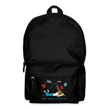 Nur noch ein Kapitel mehr lustiges Lese Zitat - Rucksack - Schwarz - Vorne