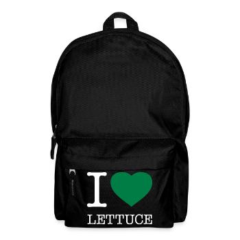 J’AIME LA SALADE DE LAITUE - Sac à dos - noir - Devant