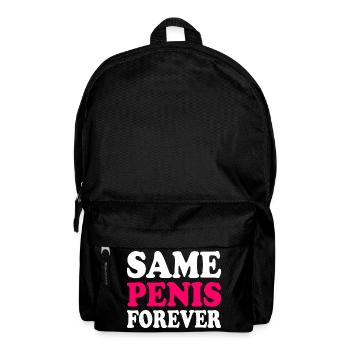 Same penis forever - Backpack - black - Front