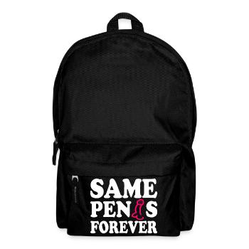 Same penis forever - Backpack - black - Front