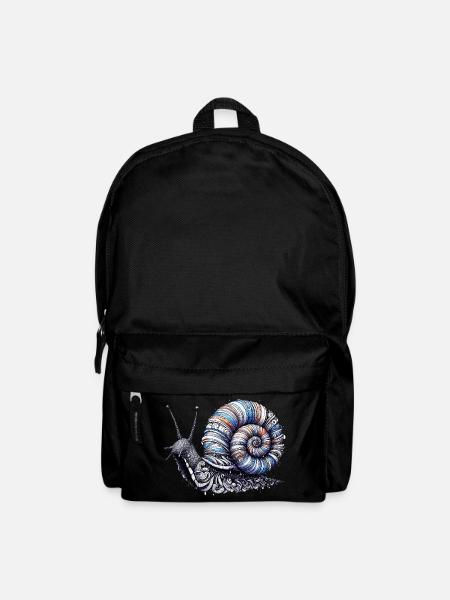 Schnecke - Rucksack - Schwarz