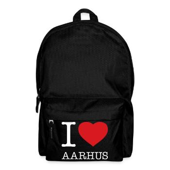 J'AIME AARHUS - Sac à dos - noir - Devant