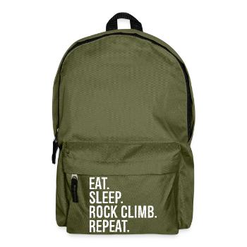 Manger dormir Escalade Répéter - Sac à dos - vert olive - Devant