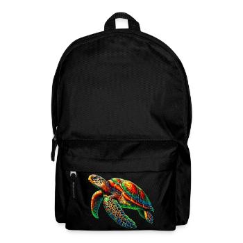 Sea turtle - Backpack - black - Front