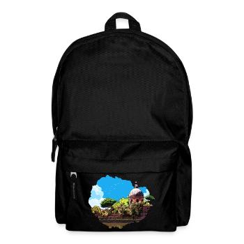 Italienische Kuppel – Architektur & Azurblauer Himmel - Rucksack - Schwarz - Vorne
