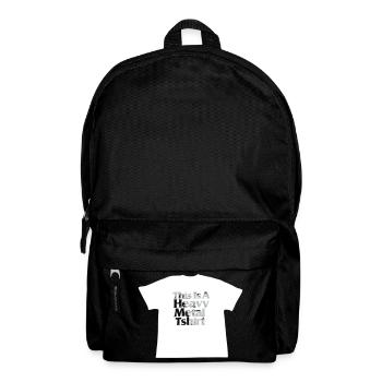 Heavy Metal T-shirt - Rucksack - Schwarz - Vorne