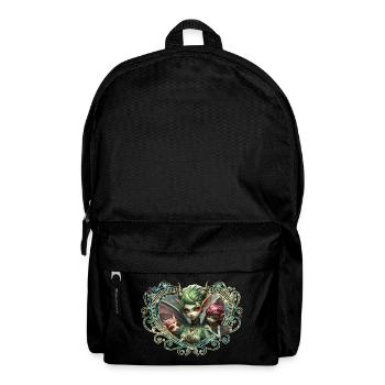 Les trois fées, compagnes du cœur magique - Sac à dos - noir - Devant