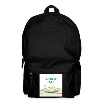 Design drôle d’huître - Sac à dos - noir - Devant