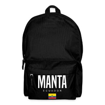 Manta Équateur Équatorien - Sac à dos - noir - Devant