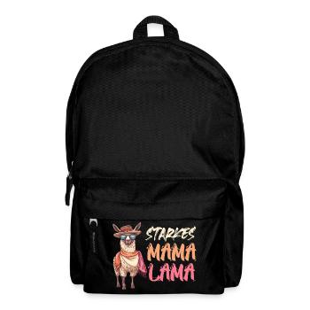 Future maman STRONG MOM LAMA Drôle - Sac à dos - noir - Devant