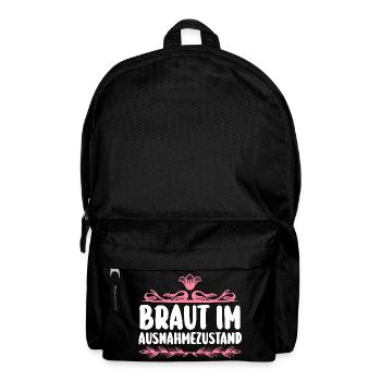 Enterrement de vie de garçon Équipe Mariée Enterrement de vie de jeune fille - Sac à dos - noir - Devant