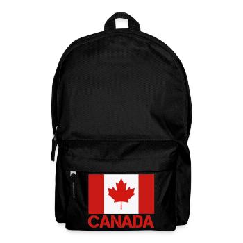 Ahornblatt Kanada Flaggenkunst - Rucksack - Schwarz - Vorne