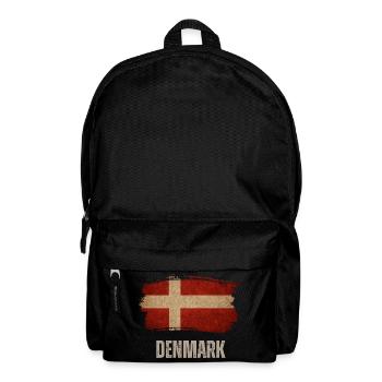 Vintage Danemark, drapeau du Danemark - Sac à dos - noir - Devant