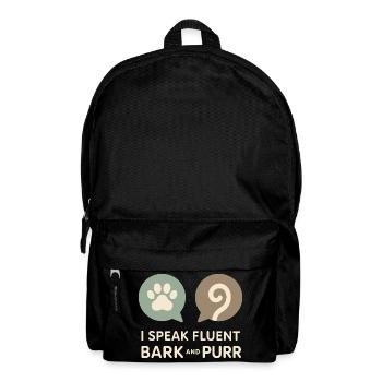 Employé de refuge, bénévole pour le sauvetage des animaux - Sac à dos - noir - Devant