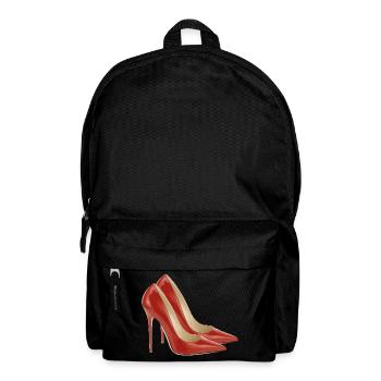 Pump it up - rote Pumpen - Rucksack - Schwarz - Vorne